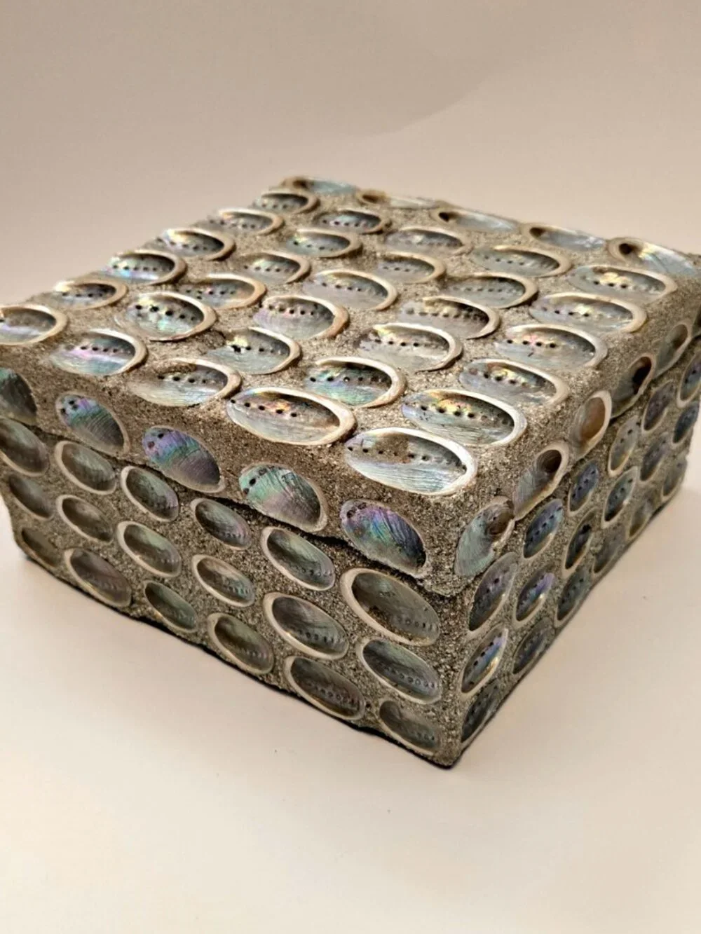 Abalone Shell Decorative Keepsake Display Box